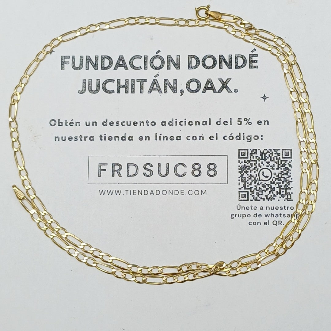 CADENA ORO 14 K 4.7 GRMS (SEMINUEVO)