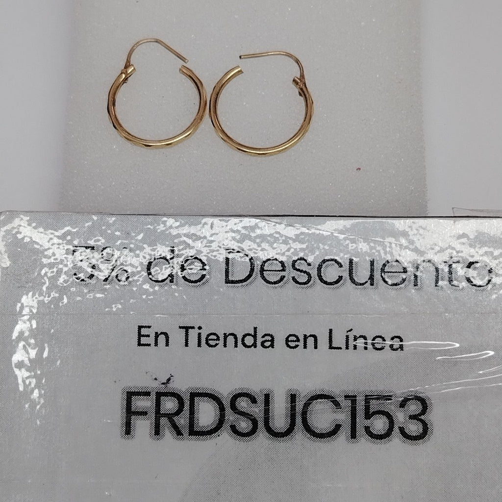 ARRACADAS PAR ORO 10 K 0.9 GRMS (SEMINUEVO)