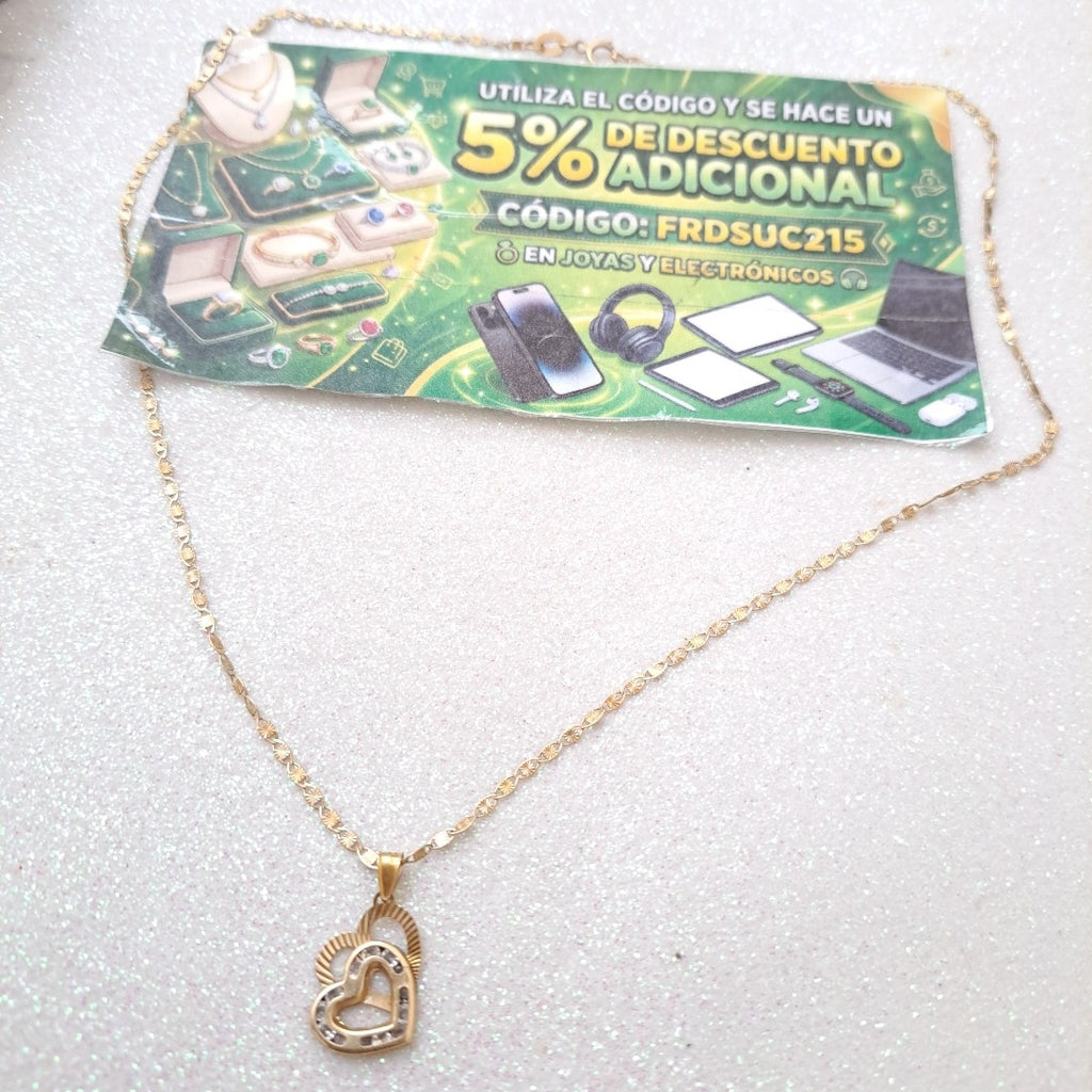 CADENA, DIJE ORO 10 K 2.2 GRMS (SEMINUEVO)