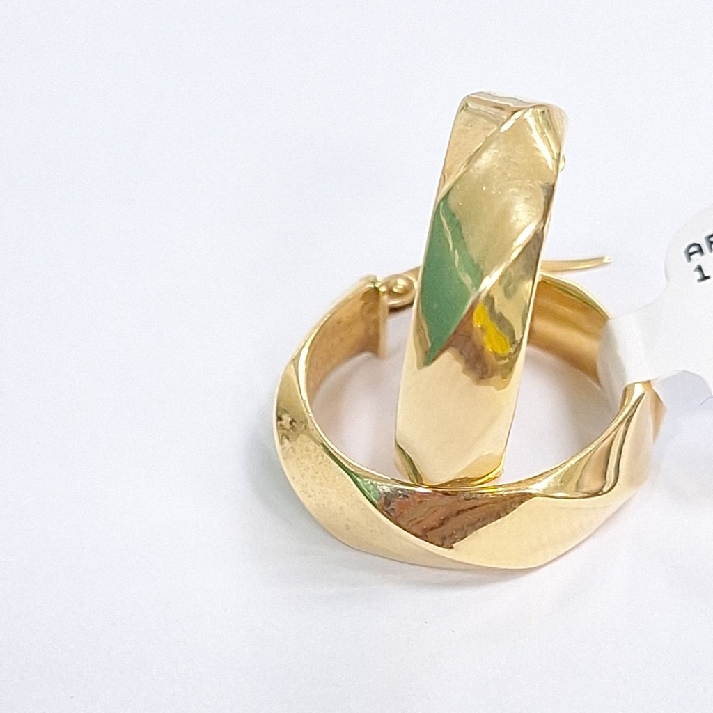 ARRACADAS PAR ORO 14 K 2.2 GRMS (SEMINUEVO)