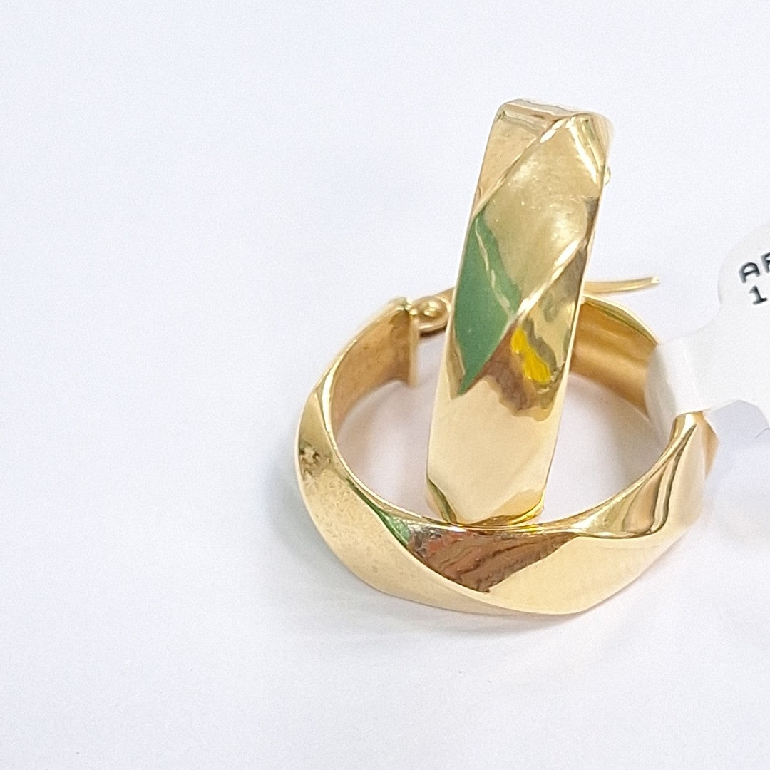 ARRACADAS PAR ORO 14 K 2.2 GRMS (SEMINUEVO)