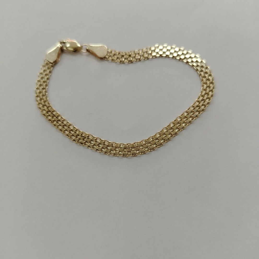 PULSERA ESPECIAL 14K 18 CM 4.7 GR (NUEVO)