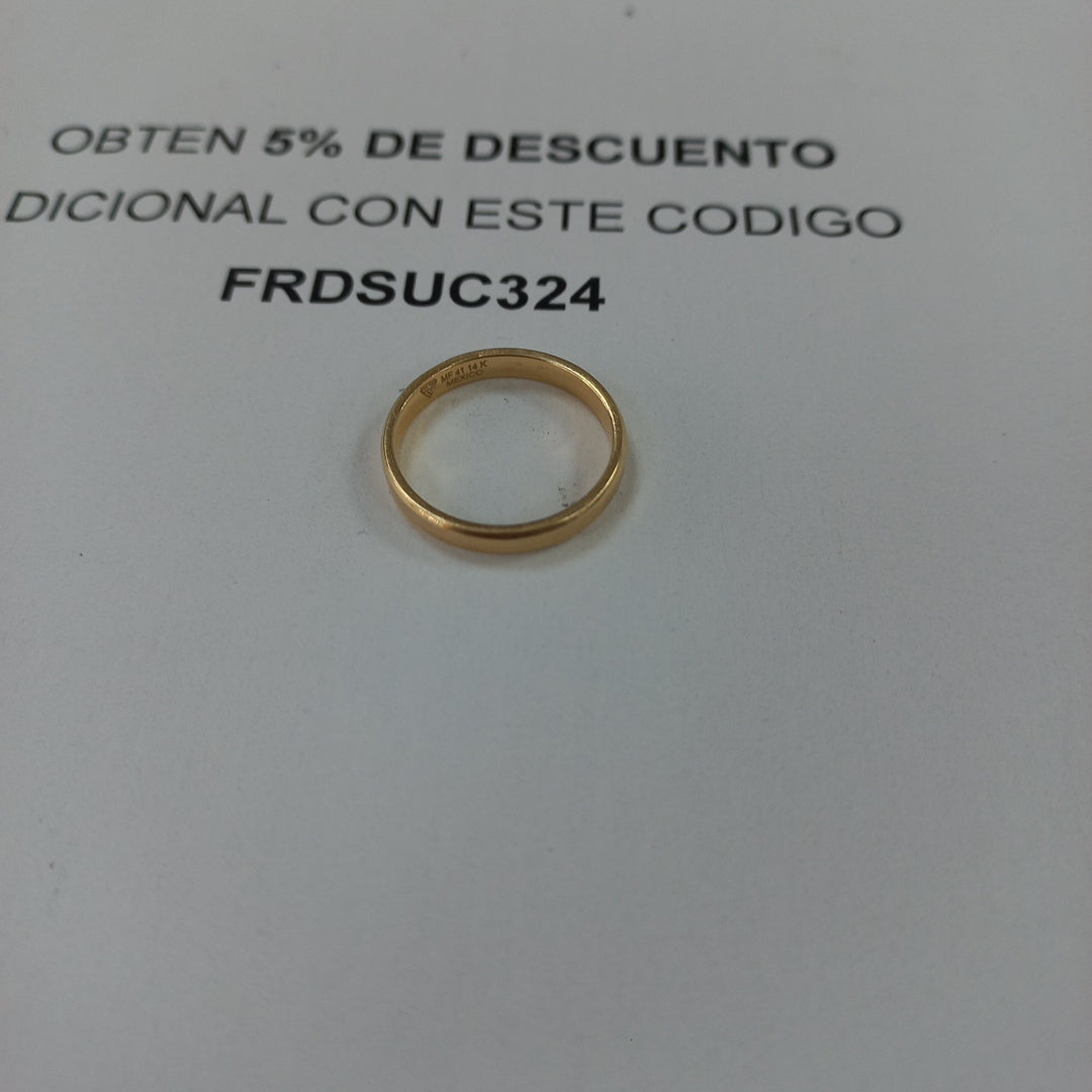 ANILLITO ORO 14 K 1.7 GRMS (SEMINUEVO)