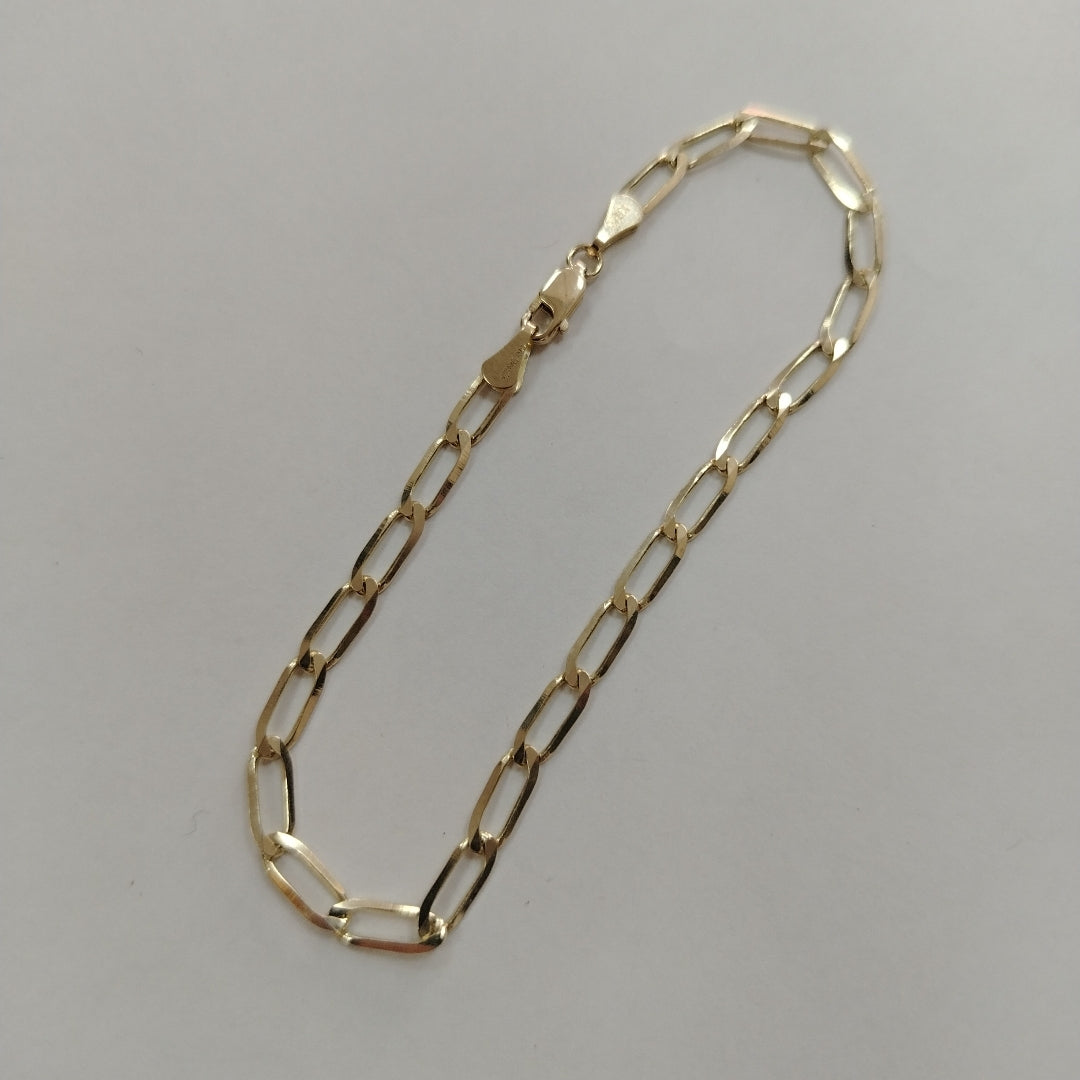 PULSERA ESLABON 14K 21 CM 4.3 GR (NUEVO)