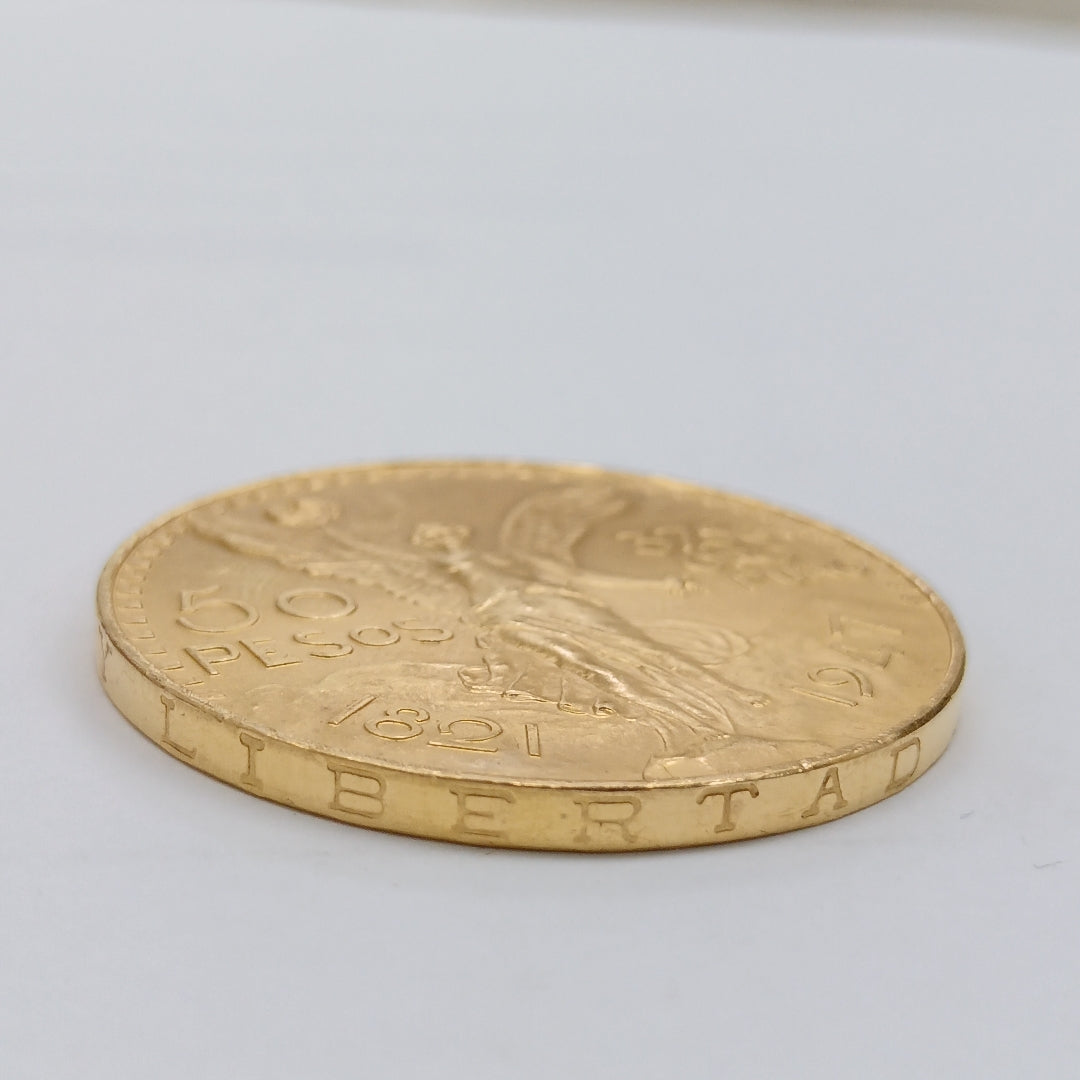 K1 41.6 GRMS 21 K IDENTIFICACIÓN MONEDA NOMINATIVA MONEDAS PESOS 50 PESO (SEMINUEVO)