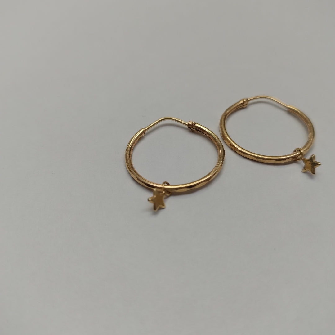 ARRACADAS PAR ORO 10 K 1.1 GRMS (SEMINUEVO)
