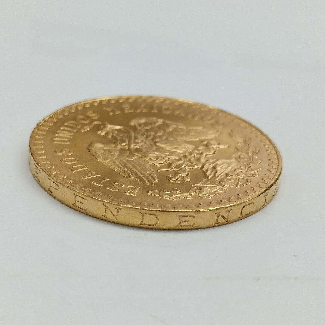 K1 41.6 GRMS 21 K IDENTIFICACIÓN MONEDA NOMINATIVA MONEDAS PESOS 50 PESO (SEMINUEVO)