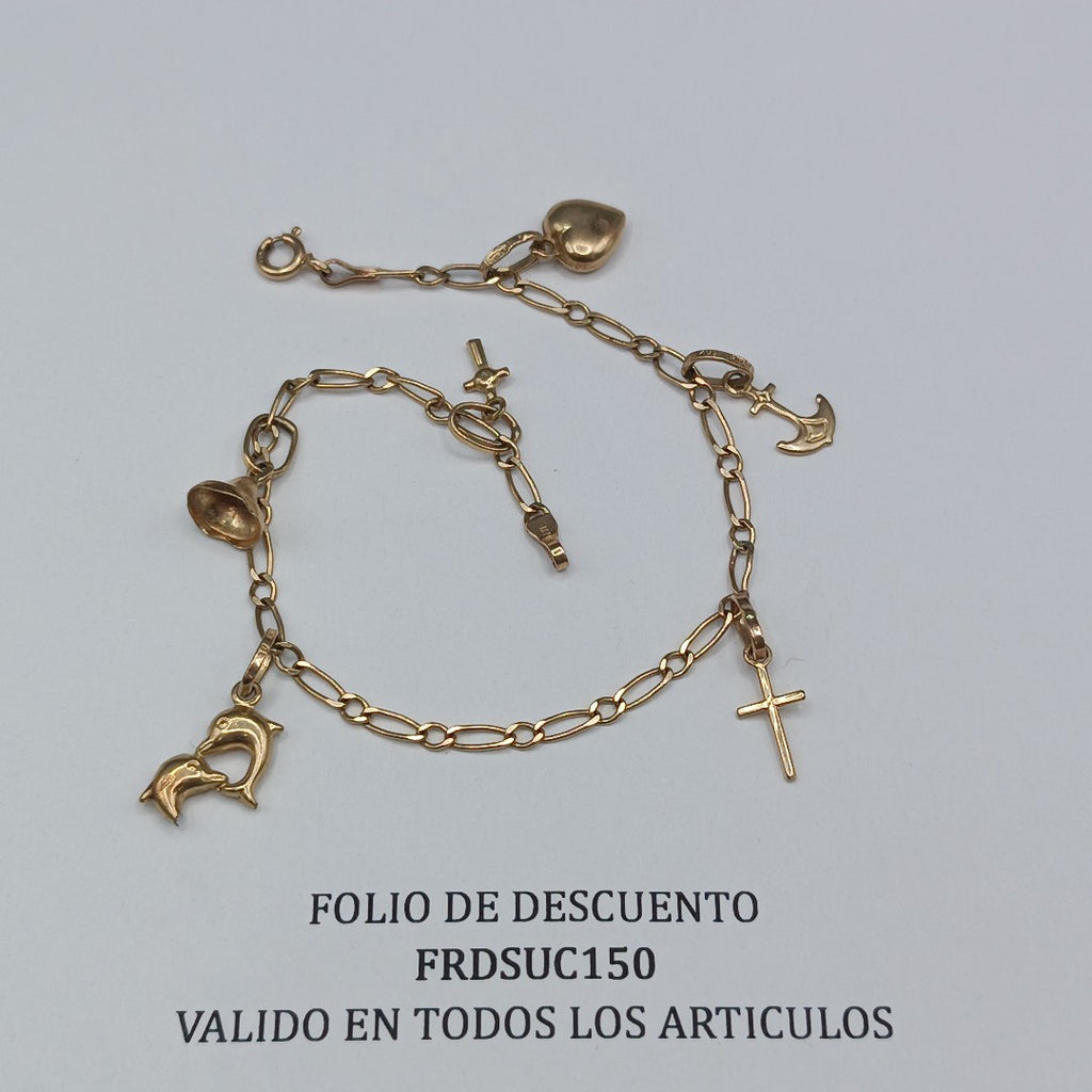 PULSERA ORO 10 K 3.7 GRMS (SEMINUEVO)