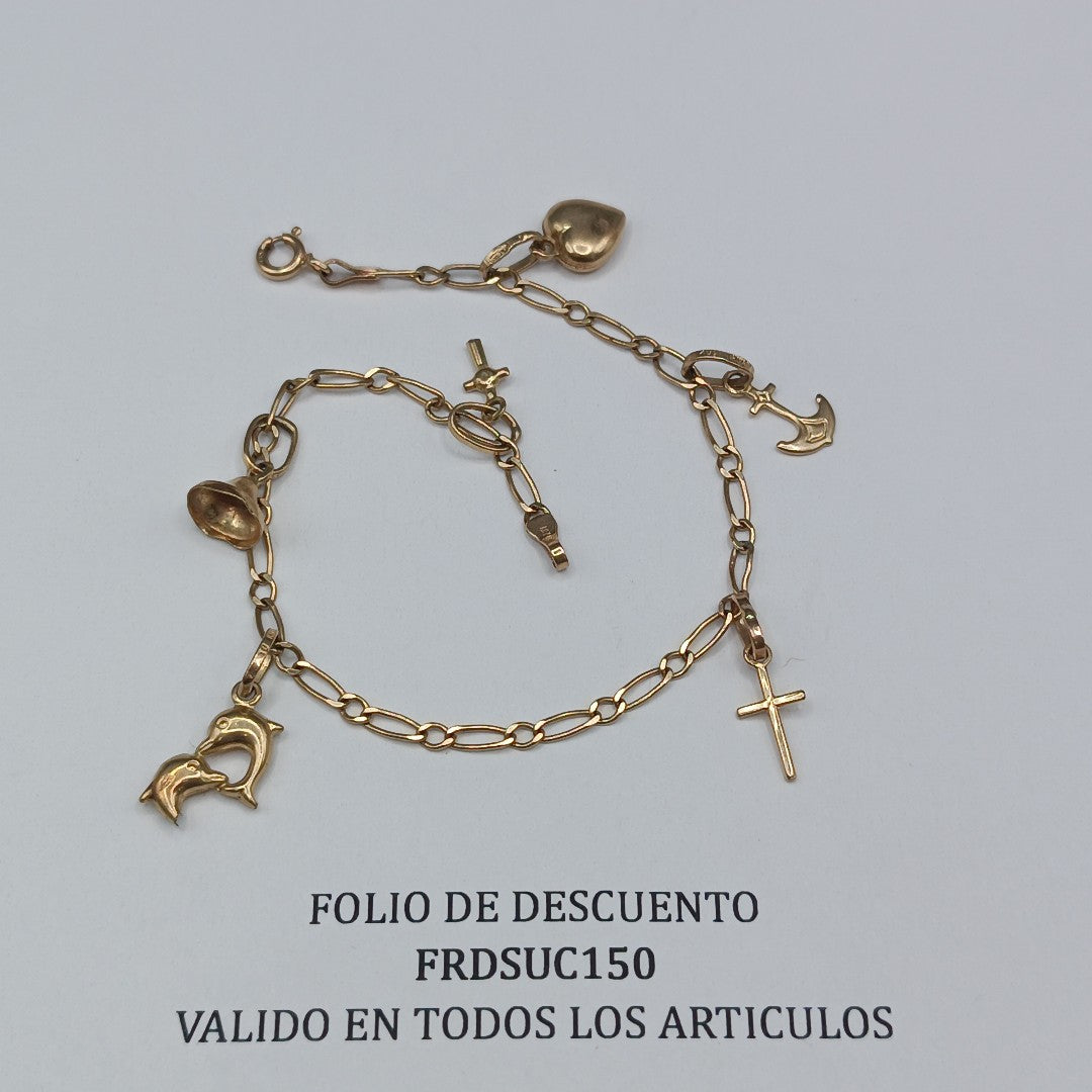 PULSERA ORO 10 K 3.7 GRMS (SEMINUEVO)