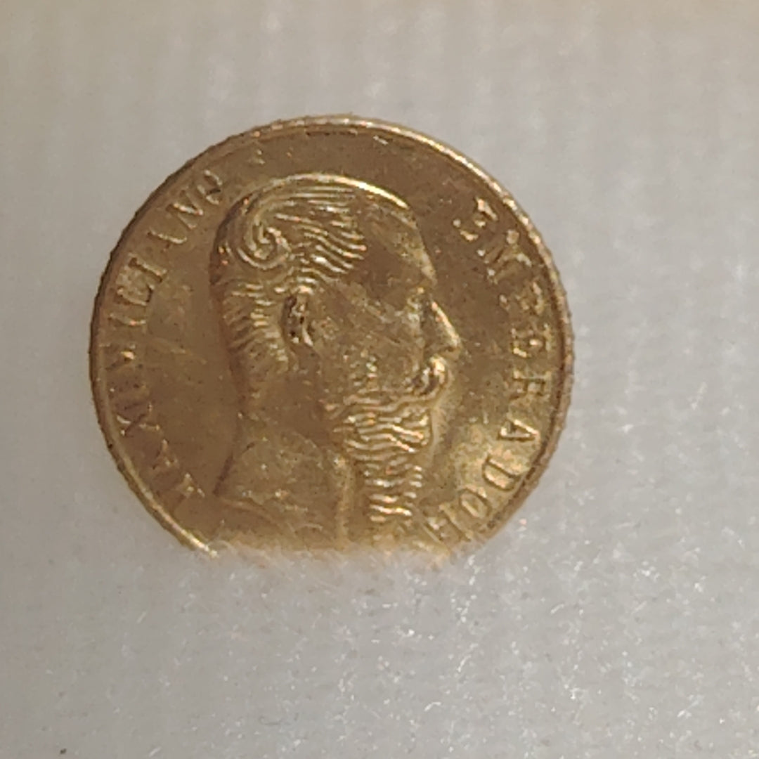 MEDALLA PERSONAL ORO 21 K 0,40 GRMS (SEMINUEVO)