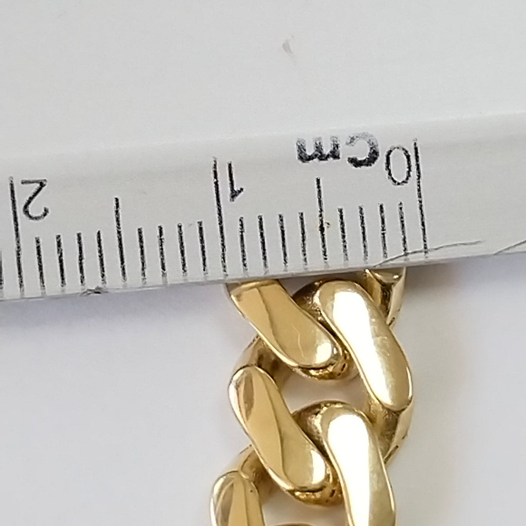 PULSERA CABALLERO MONACO ORO 14K 13.3 (NUEVO)