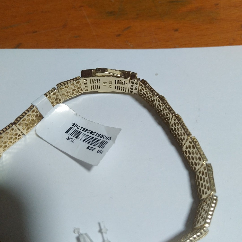 PULSERAS CABALLERO ORO 14K 18.2 (NUEVO)