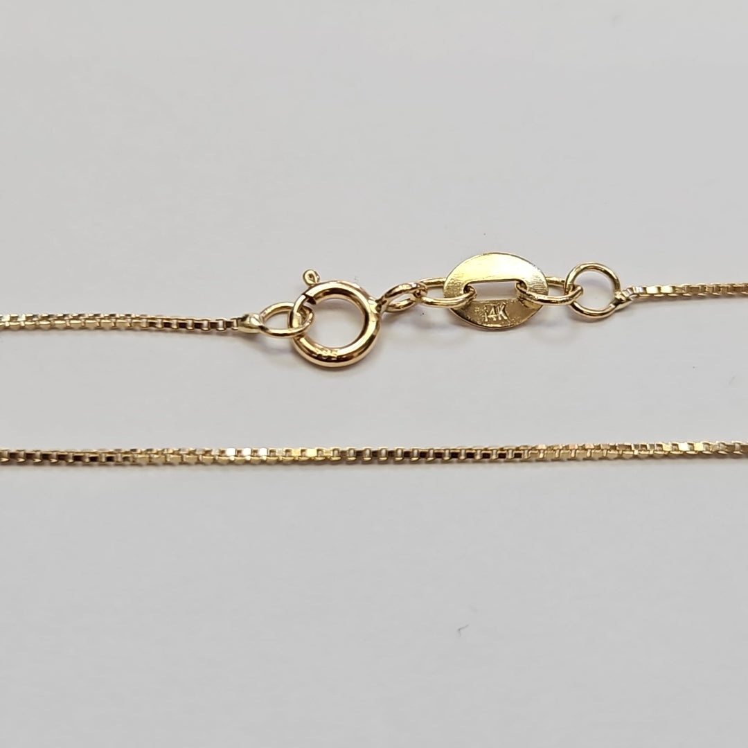 CADENA VENECIANO 14K 50 CM 1.6 GR (NUEVO)