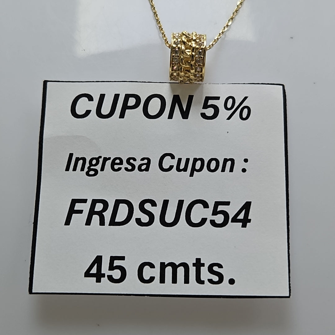 GARGANTILLAS ORO 14K 2.8 (NUEVO)
