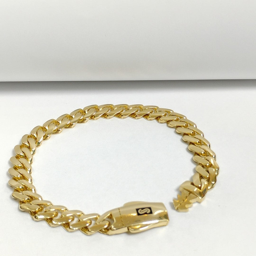 PULSERA MONACO ORO 14K 9.5 (NUEVO)