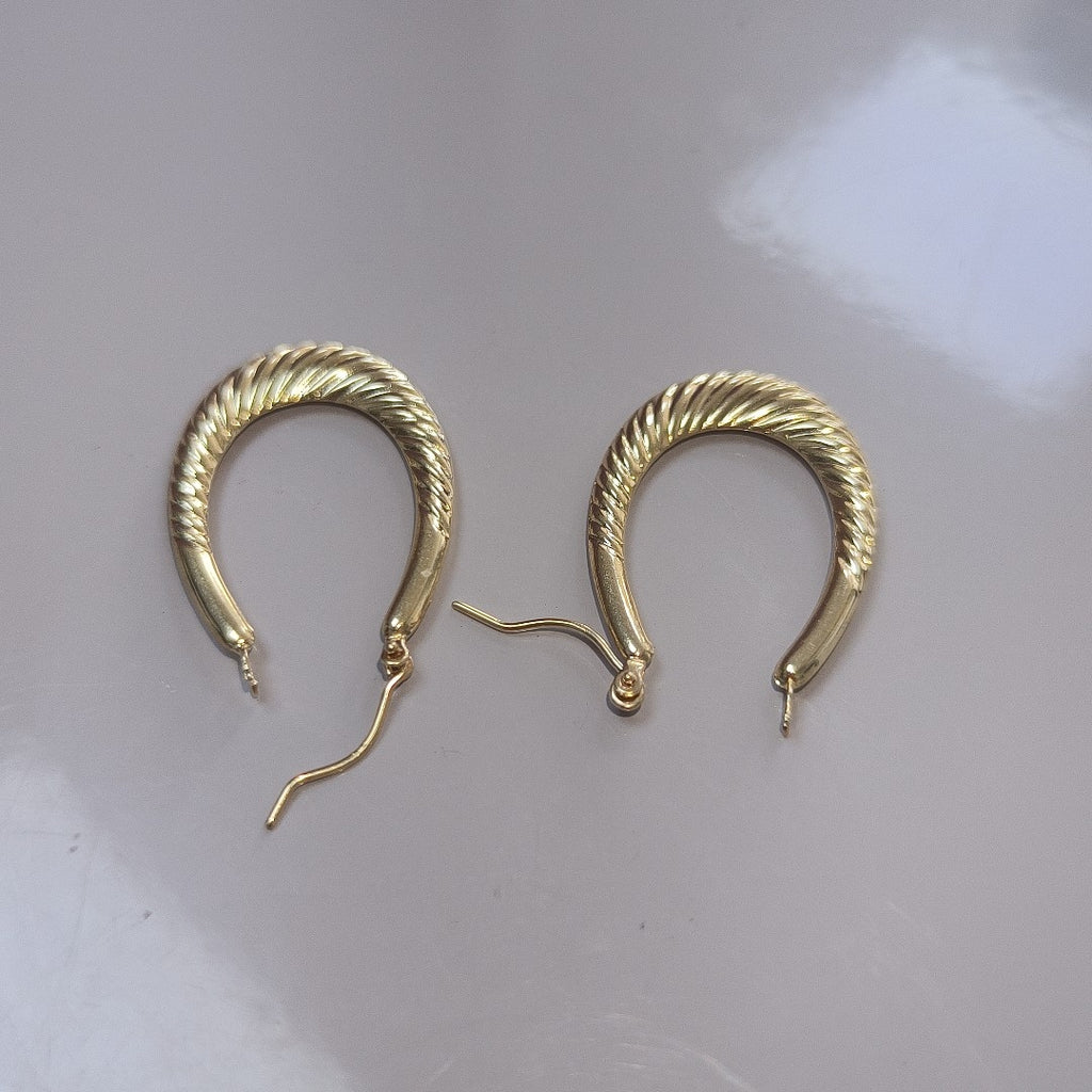 ARRACADAS PAR ORO 14 K 2,10 GRMS (SEMINUEVO)