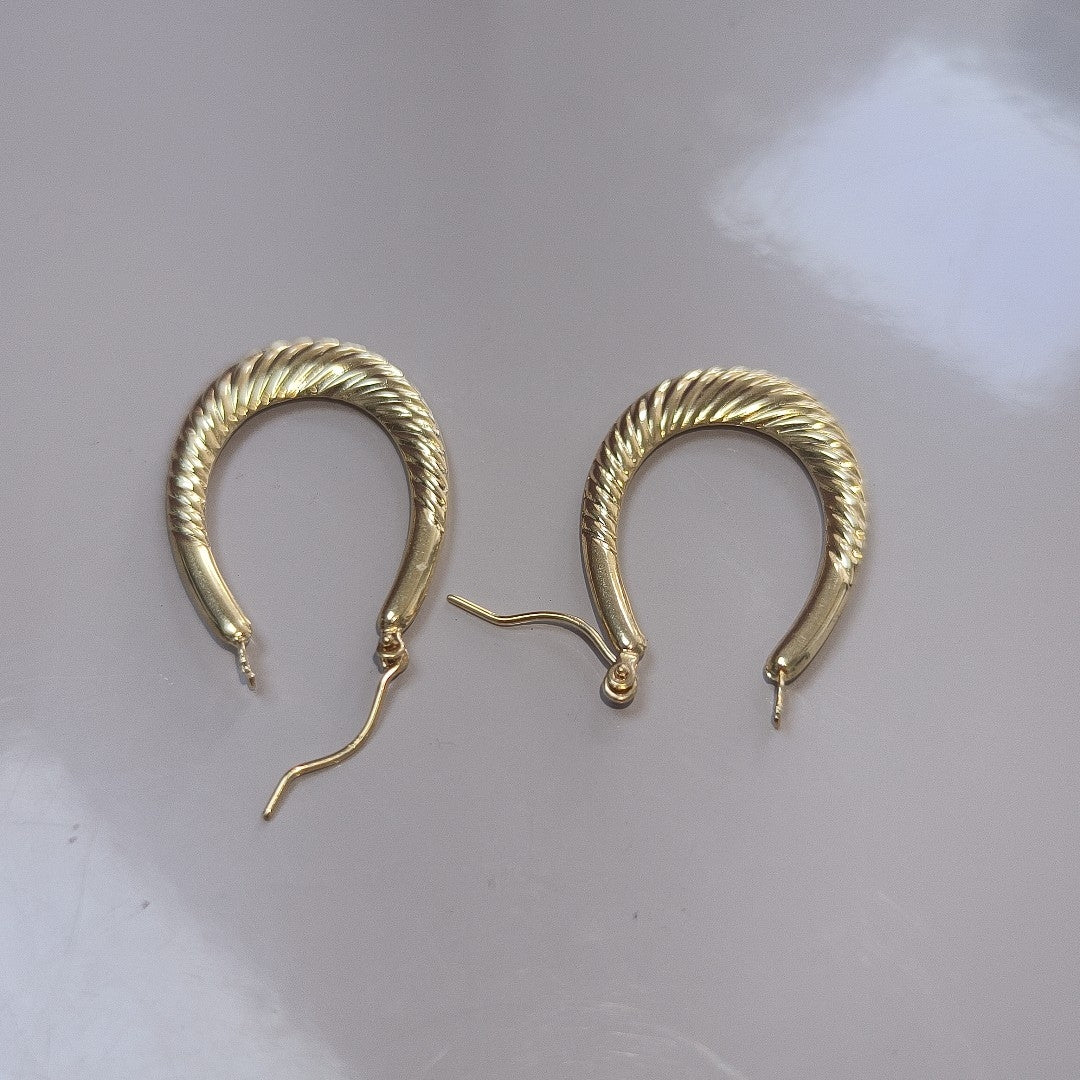 ARRACADAS PAR ORO 14 K 2,10 GRMS (SEMINUEVO)