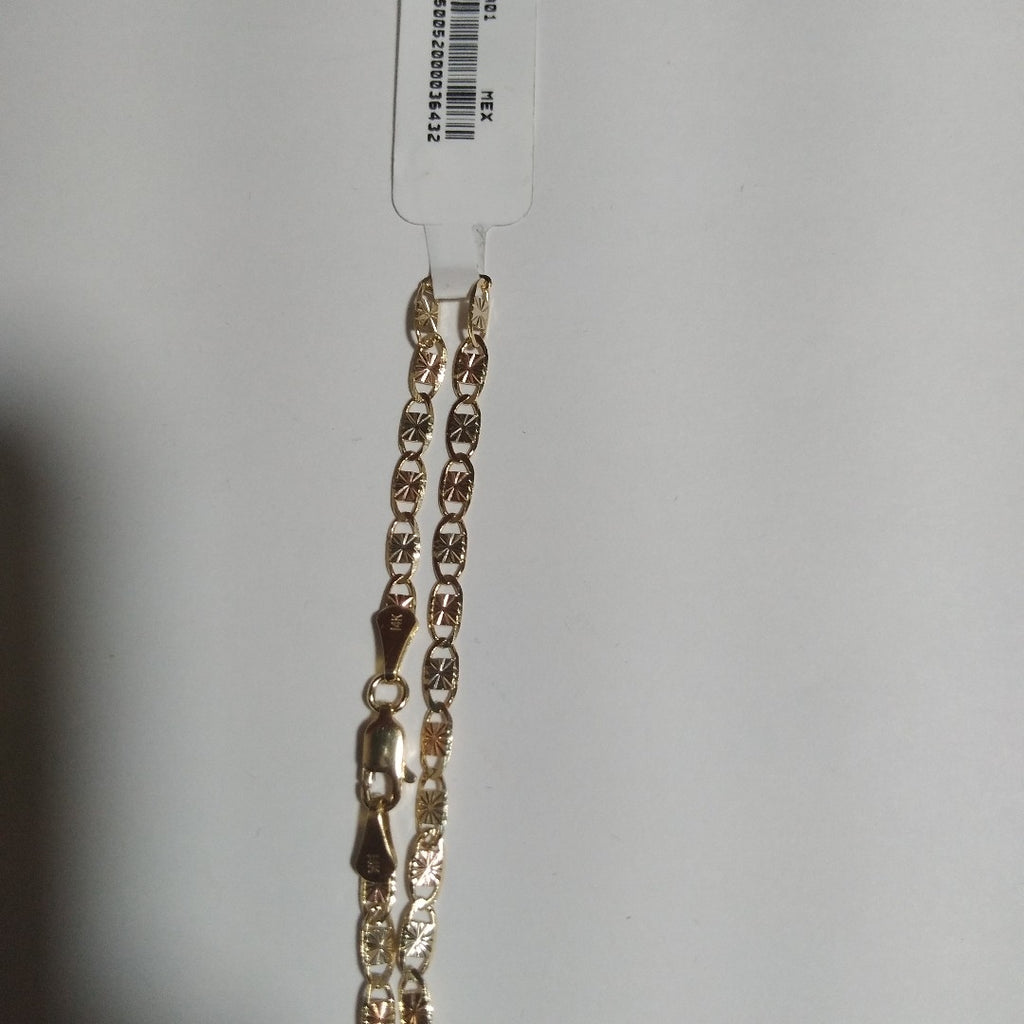 PULSERA GUCHI 14K 18 CM 2.9 GR (NUEVO)