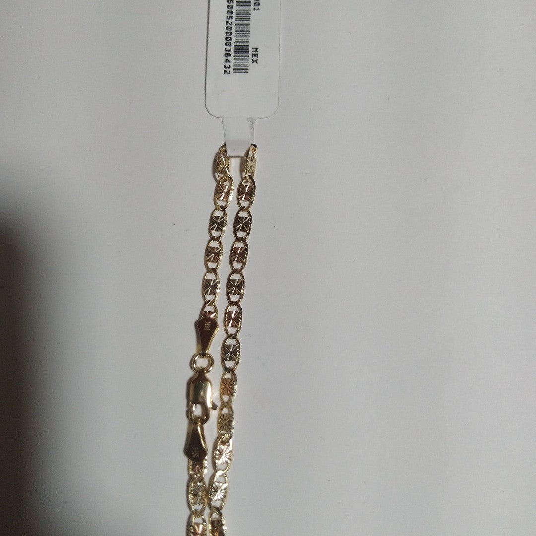 PULSERA GUCHI 14K 18 CM 2.9 GR (NUEVO)