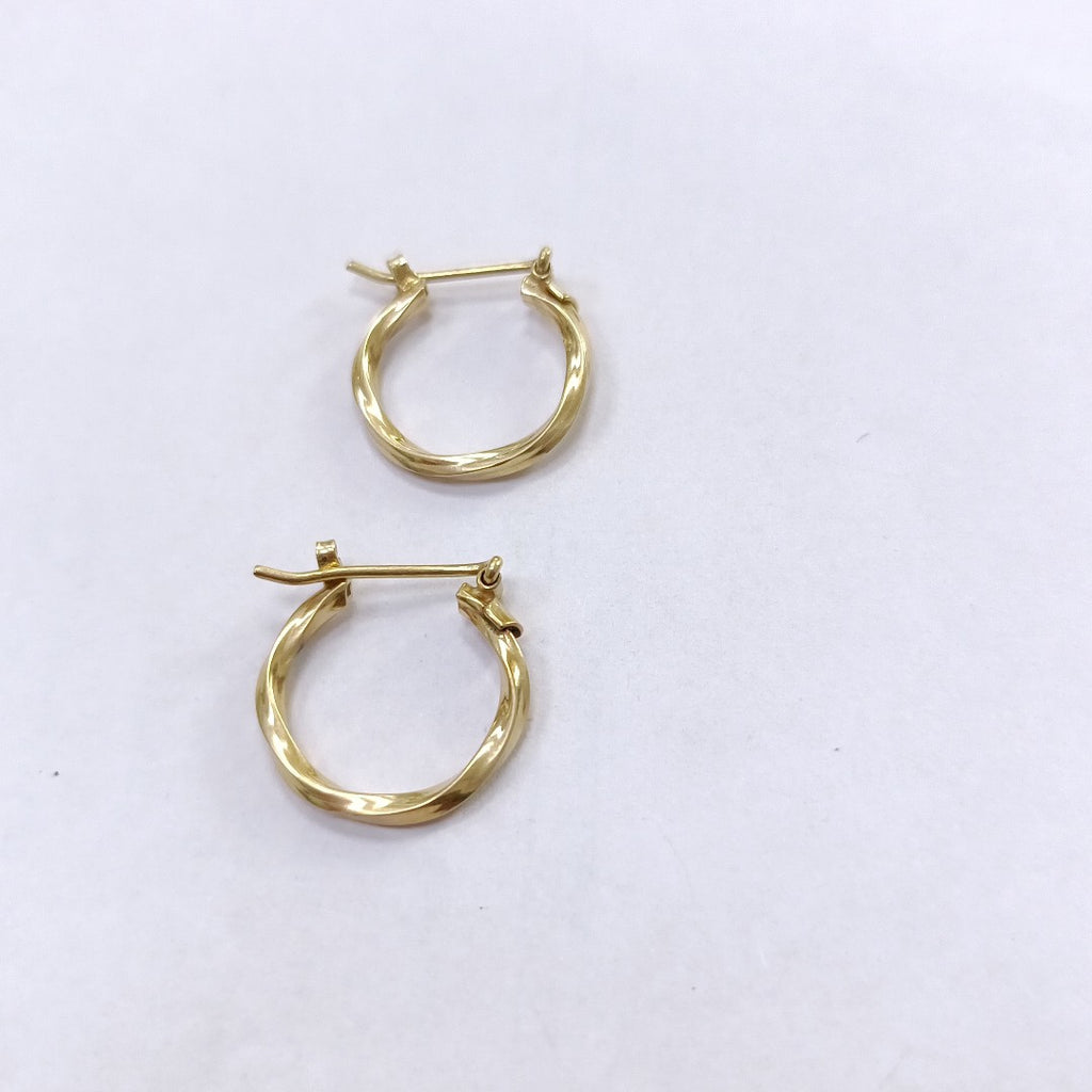 ARRACADAS PAR ORO 14 K 2.3 GRMS (SEMINUEVO)