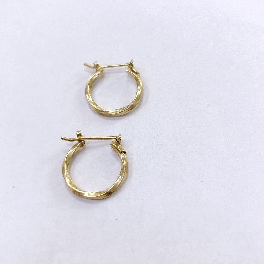 ARRACADAS PAR ORO 14 K 2.3 GRMS (SEMINUEVO)