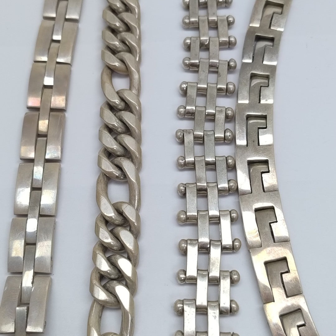 GARGANTILLA, PULSERA PLATA 357.3 GRMS (SEMINUEVO)