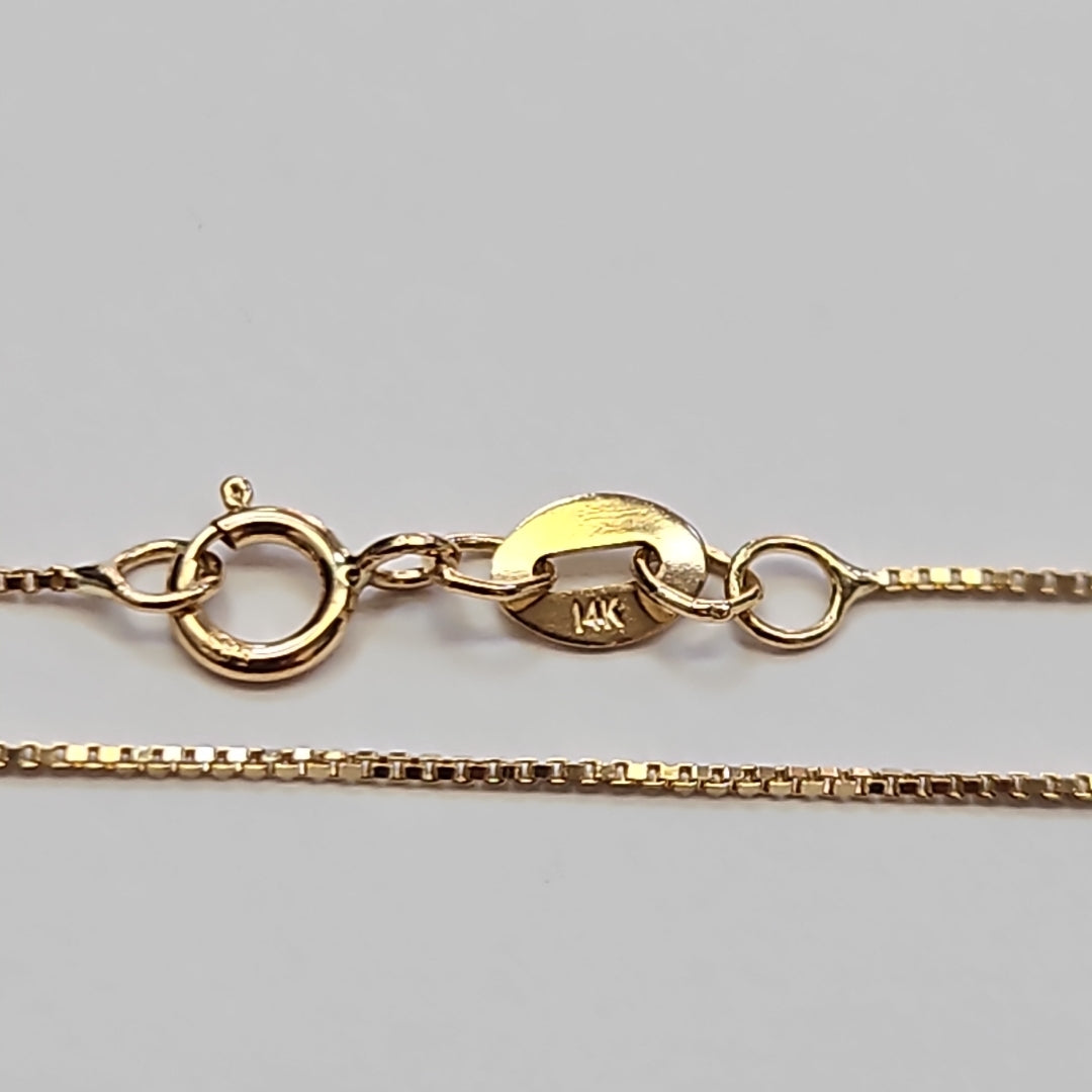 CADENA VENECIANO 14K 55 CM 1.7 GR (NUEVO)