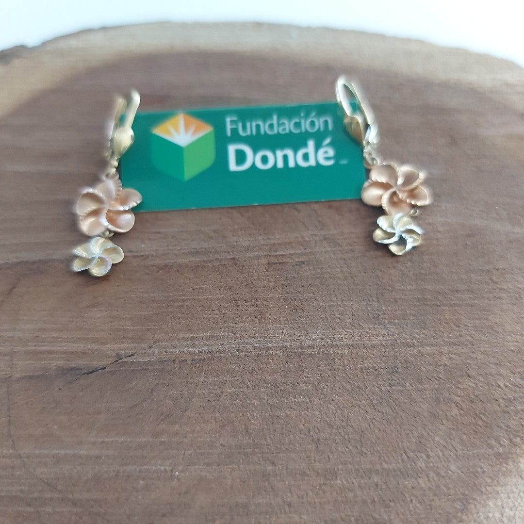 ARETES PAR ORO 8 K 2.28 GRMS (SEMINUEVO)