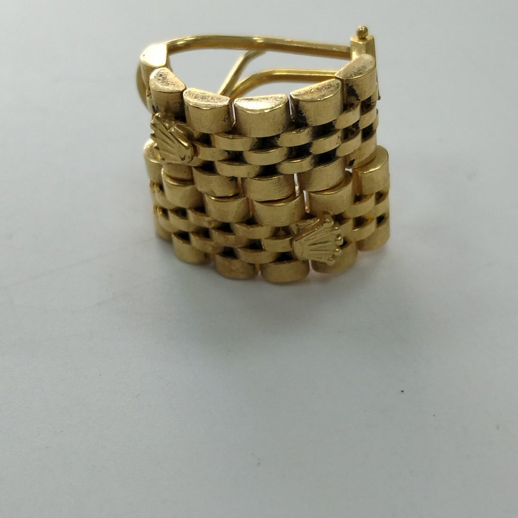 ARETES PAR ORO 18 K 12,80 GRMS (SEMINUEVO)