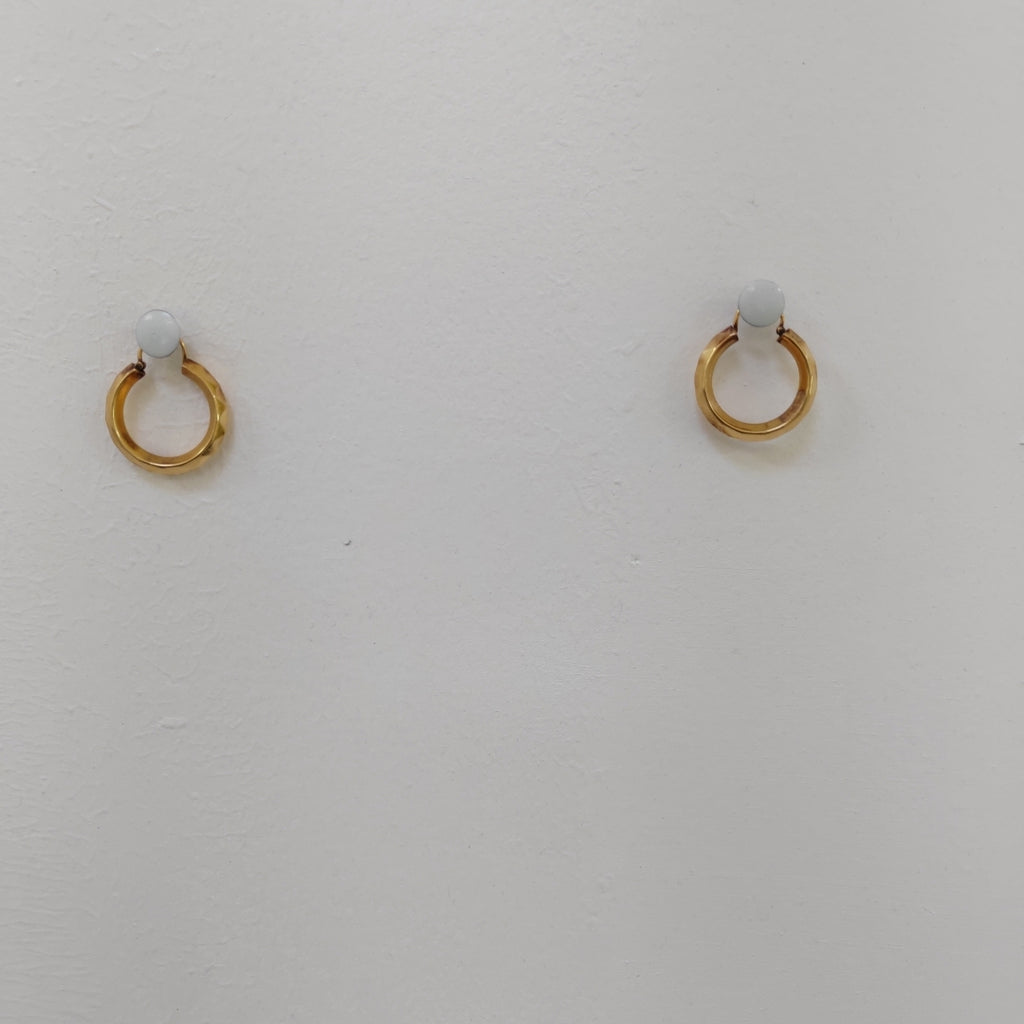 ARRACADAS PAR ORO 18 K 4.9 GRMS (SEMINUEVO)