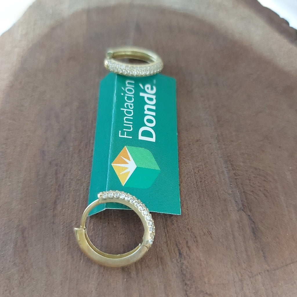 ARETES PAR ORO 10 K 2.7 GRMS (SEMINUEVO)
