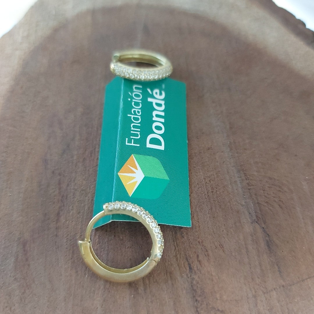 ARETES PAR ORO 10 K 2.7 GRMS (SEMINUEVO)