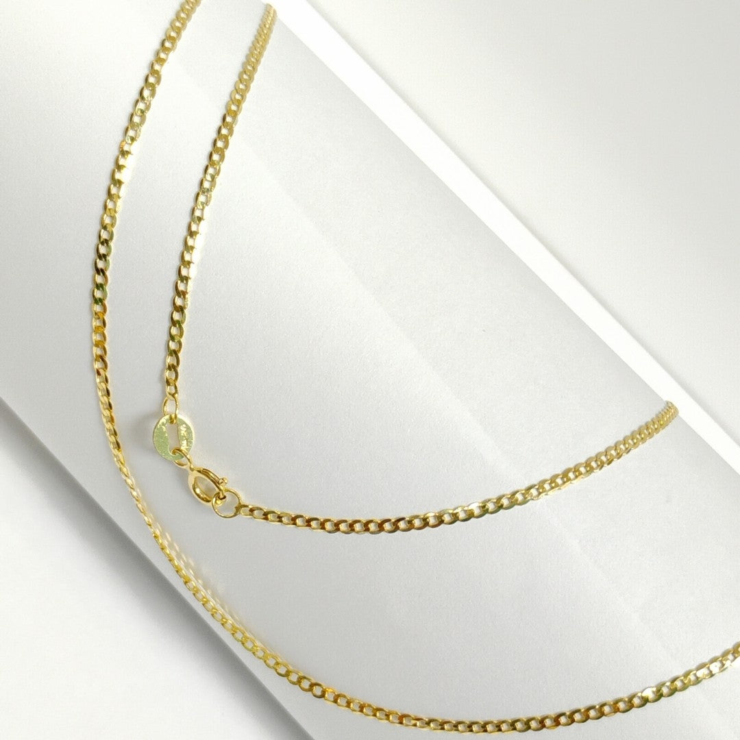 CADENAS BARBADA AMARILLA ORO 14K 1.9 (NUEVO)