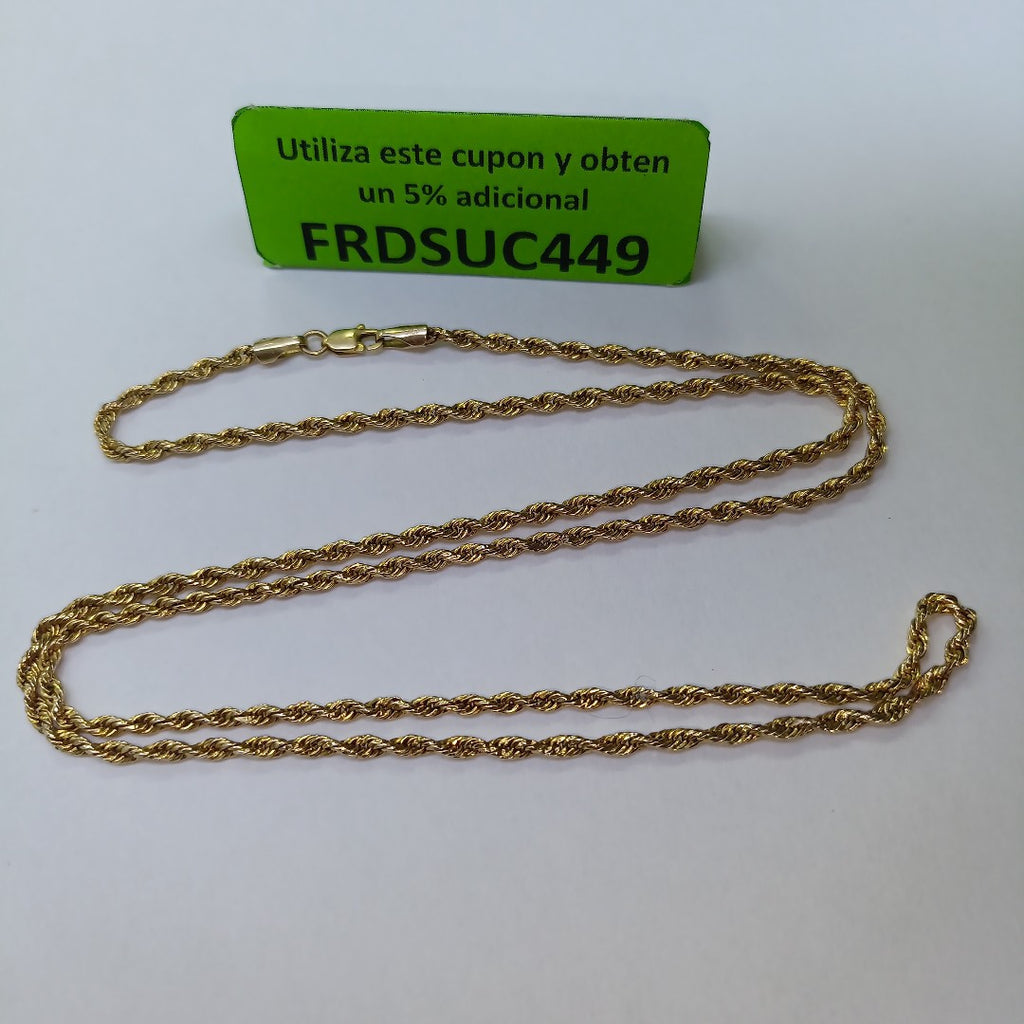 CADENA ORO 10 K 4 GRMS (SEMINUEVO)