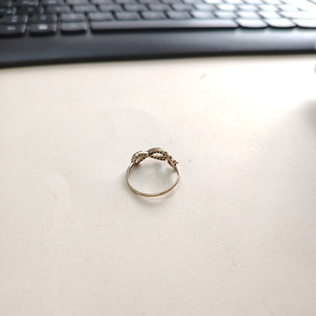 ANILLO CONMEMORATIVO ORO 10 K 1.1 GRMS (SEMINUEVO)