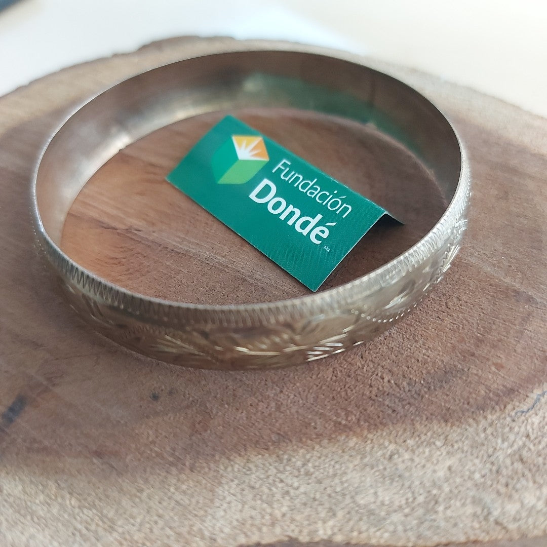 PULSERA RIGIDA ORO 10 K 14,60 GRMS (SEMINUEVO)