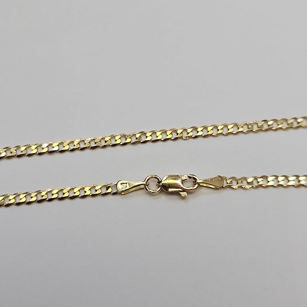 CADENA BARBADA 14K 60 CM 5.9 GR (NUEVO)