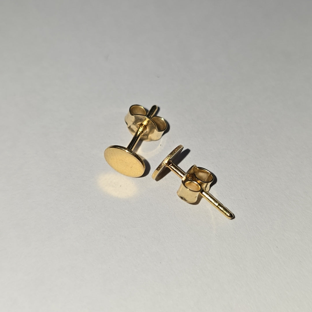 BROQUELES PAR ORO 14 K 0,70 GRMS (SEMINUEVO)