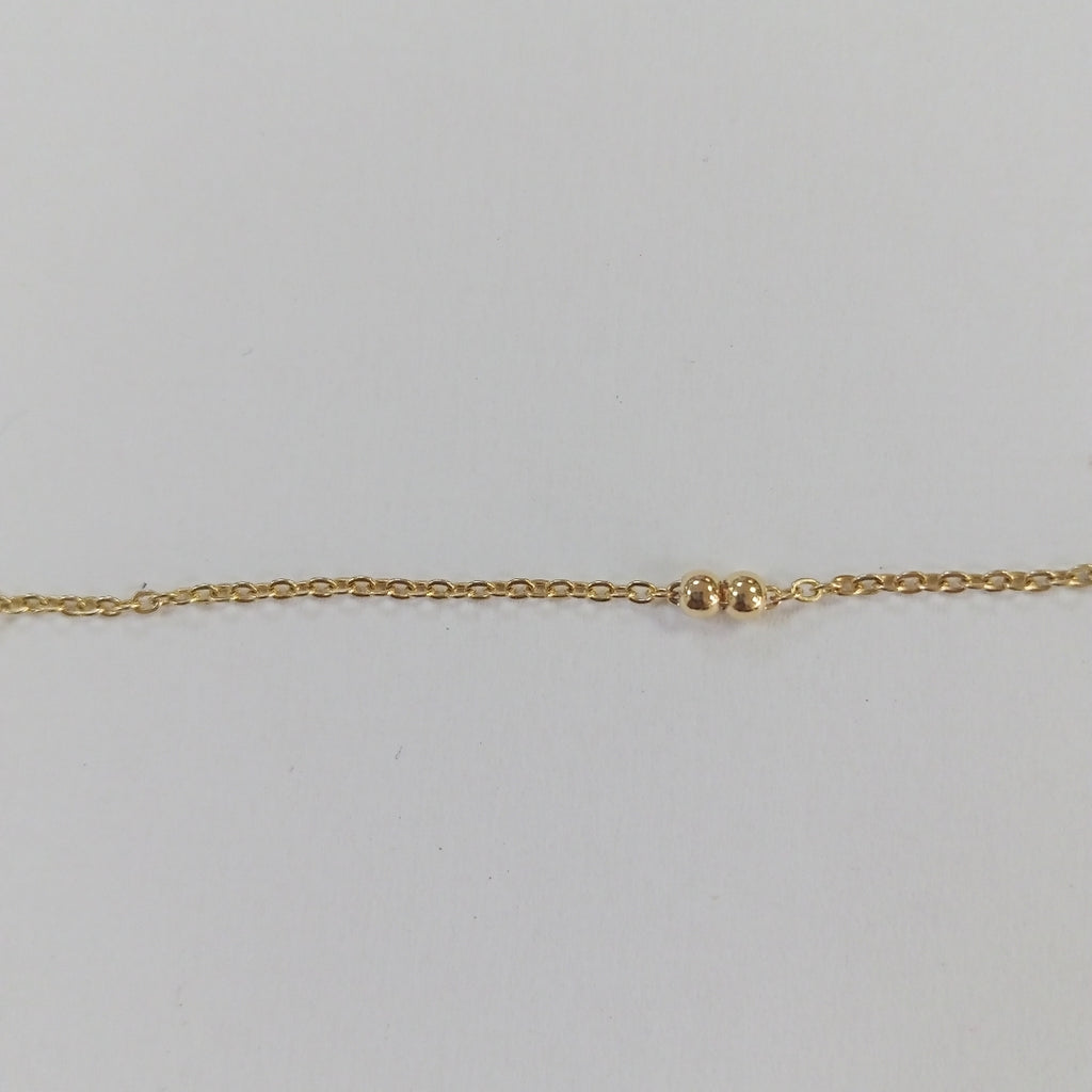 PULSERA TEJIDO ESPECIAL CORAZONES CON CIRCONIAS 14K 18 CM 2.3 GR (NUEVO)