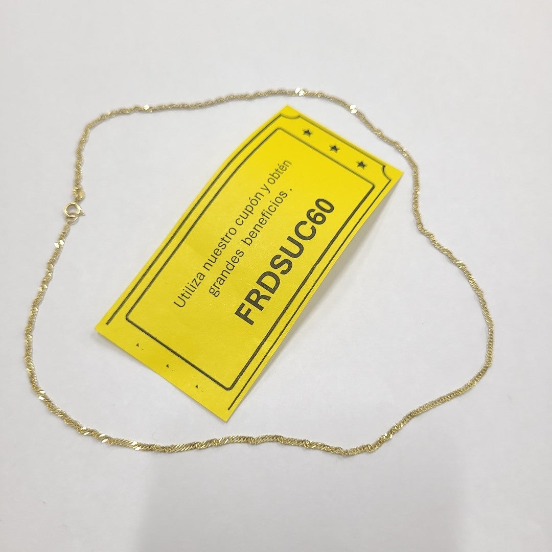 CADENA ORO 14 K 2.3 GRMS (SEMINUEVO)