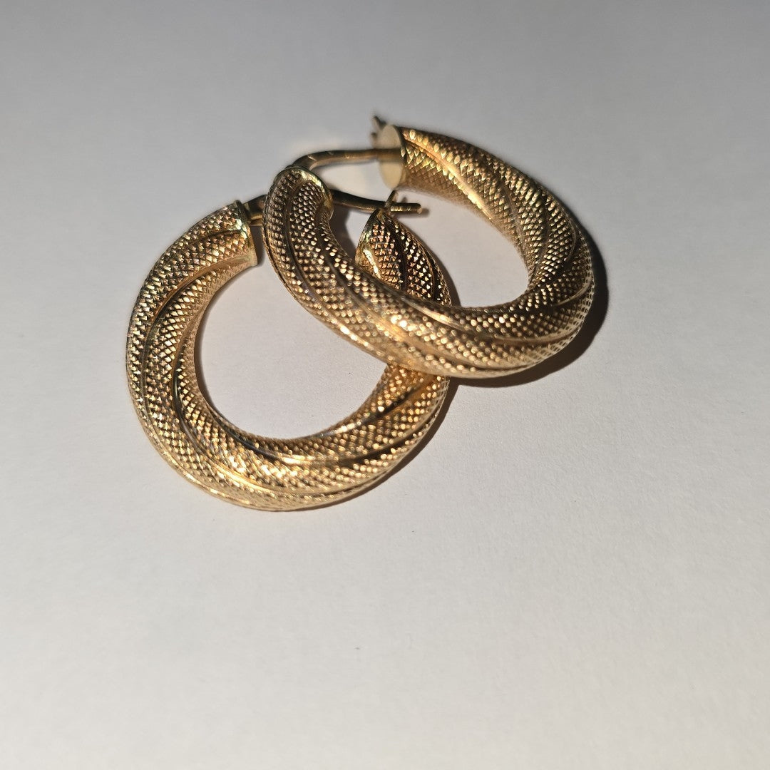 ARRACADAS PAR ORO 14 K 2,60 GRMS (SEMINUEVO)