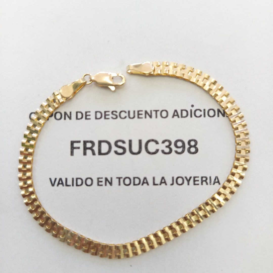 PULSERA ESPECIAL 14K 18 CM 4.1 GR (NUEVO)