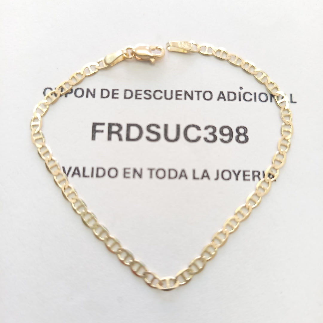 PULSERA GUCHI 14K 18 CM 2 GR (NUEVO)