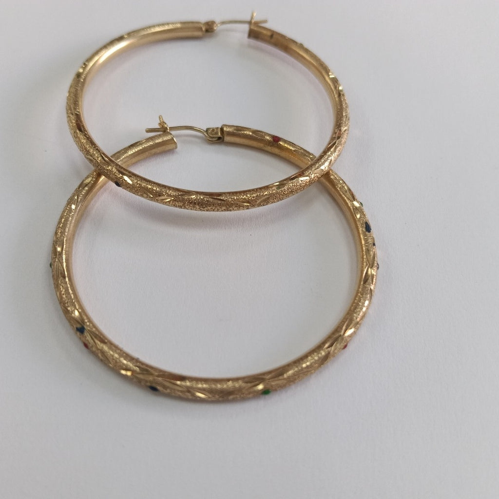 ARRACADAS PAR ORO 10 K 6.7 GRMS (SEMINUEVO)
