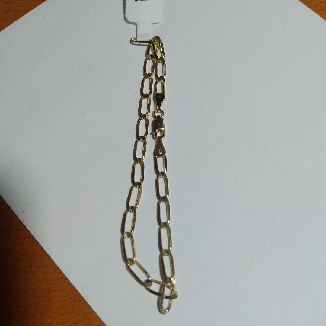 PULSERA ESLABON 14K 21 CM 4.2 GR (NUEVO)