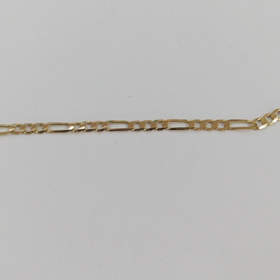 PULSERA TEJIDO 3X1 14K 18 CM 2.6 GR (NUEVO)