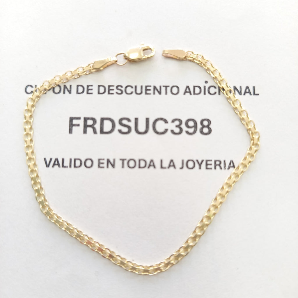 PULSERA BISMARK 14K 18 CM 2.4 GR (NUEVO)
