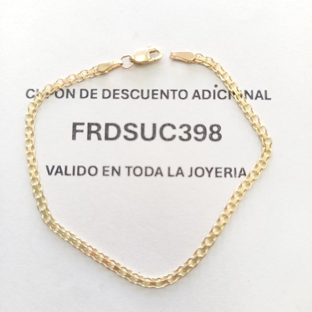 PULSERA BISMARK 14K 18 CM 2.4 GR (NUEVO)