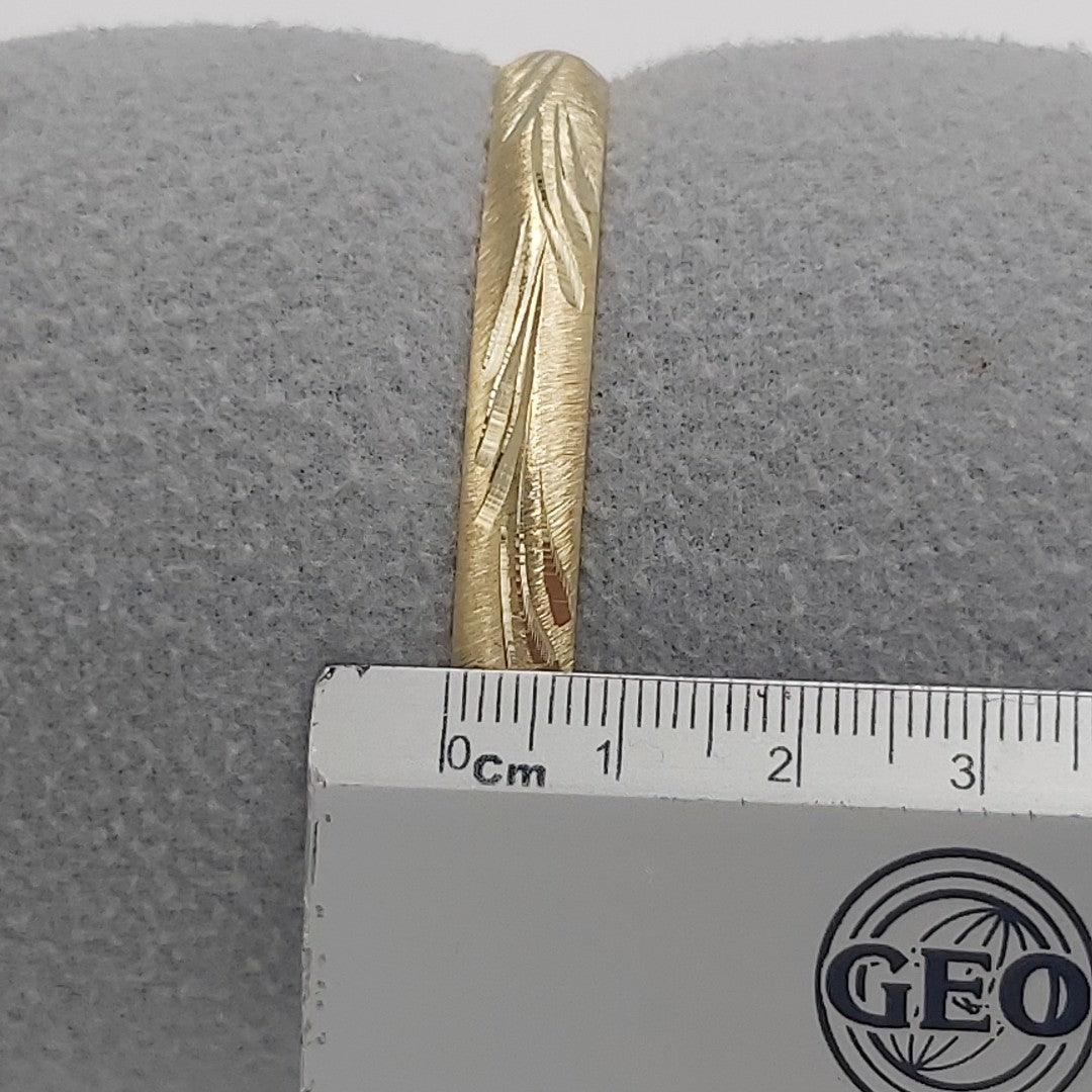 PULSERA RIGIDA ORO 14 K 9.2 GRMS (SEMINUEVO)