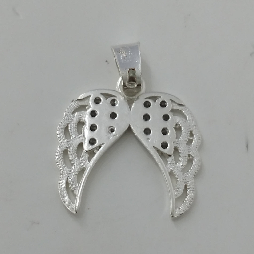 DIJE ALAS C/CIRCONIAS PLATA .925 2.3 GR (NUEVO)